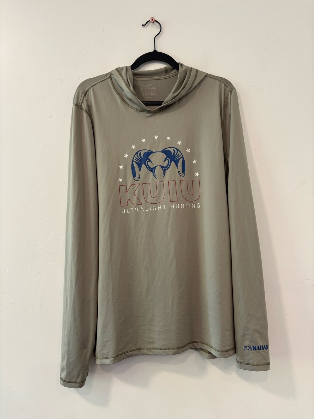 KUIU Hoodie Mens XL AP Tech Hooded UPF 50 Hunting Base Layer Performance